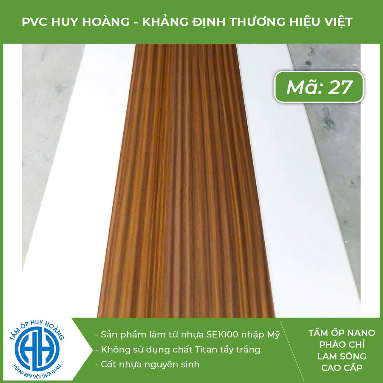 Vân gỗ óc chó sang trọng