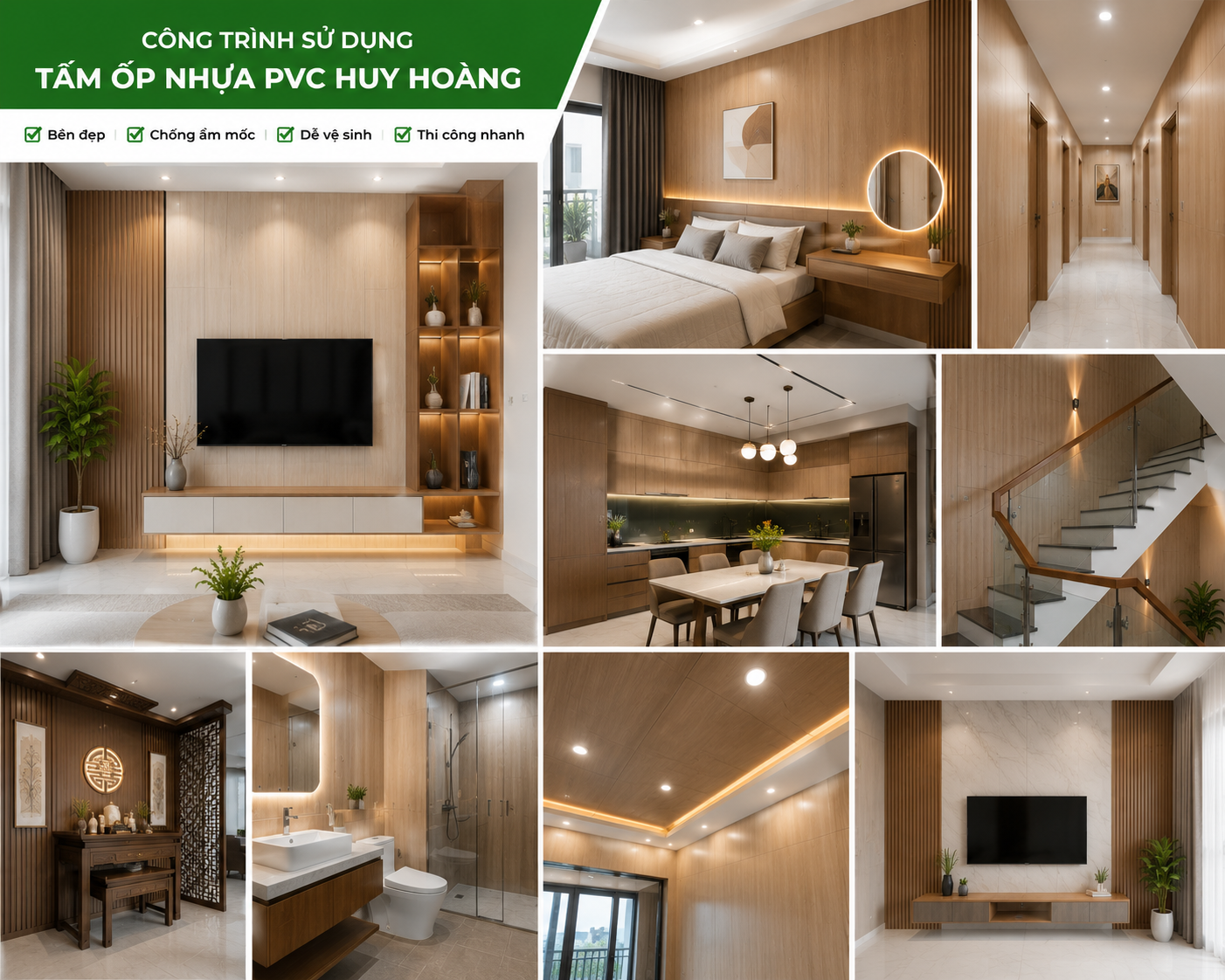Tấm ốp PVC 4192 - Ứng dụng văn phòng