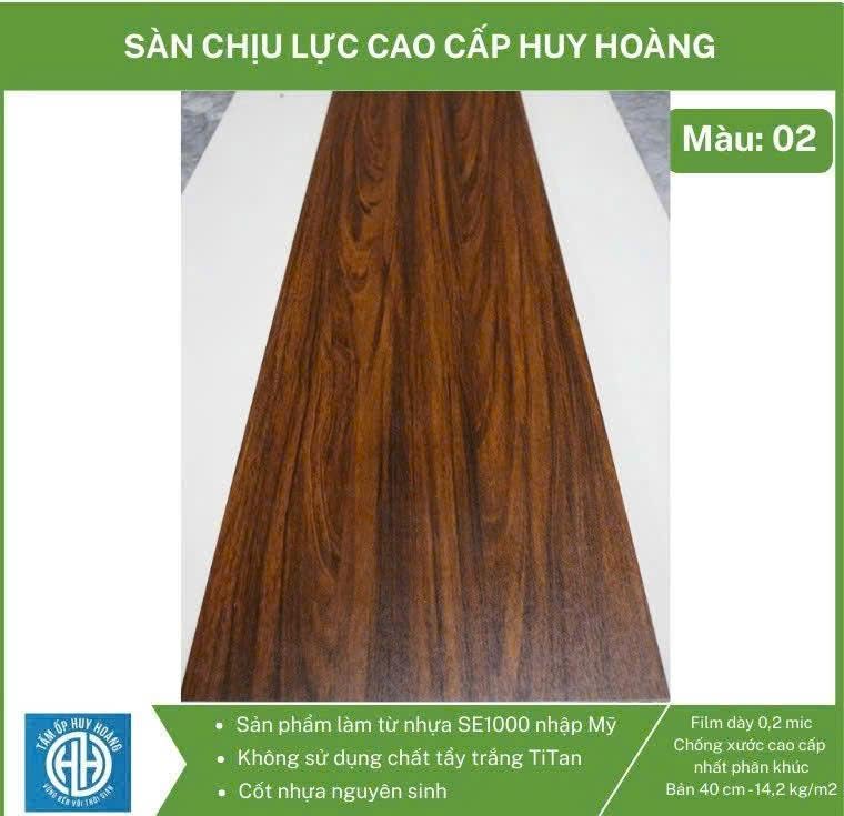 Sàn chịu lực PVC vân gỗ